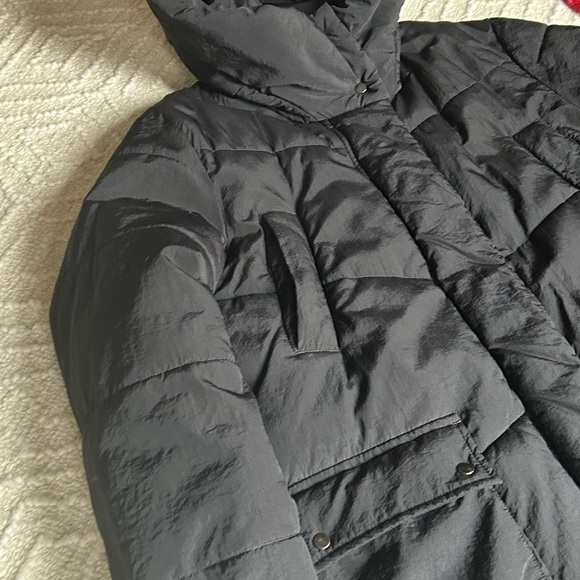 Long line puffa coat - Picture 3 of 15